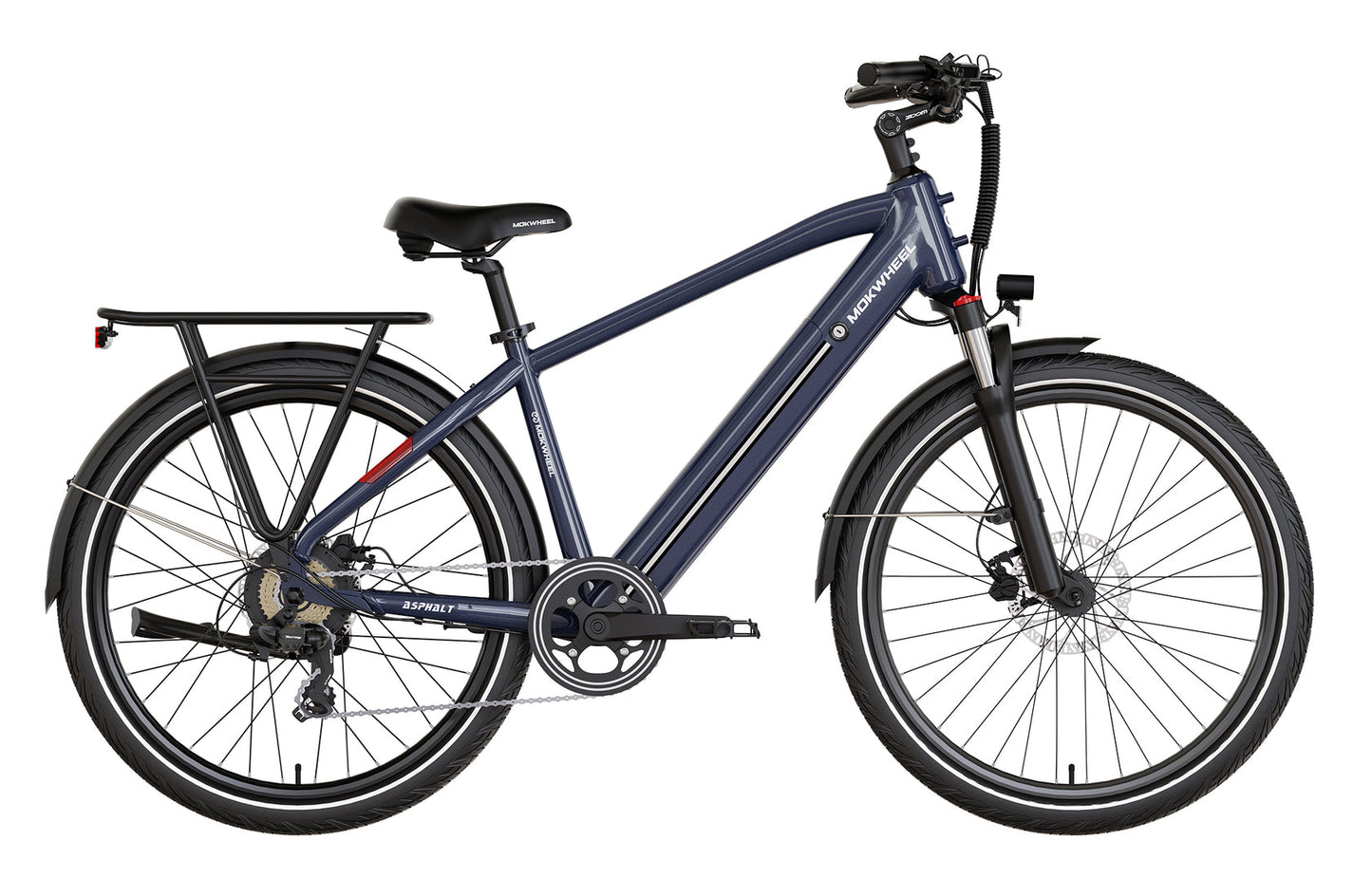 MOKWHEEL Asphalt Commuter Electric Bike 500w 48V 15AH Torque Sensor