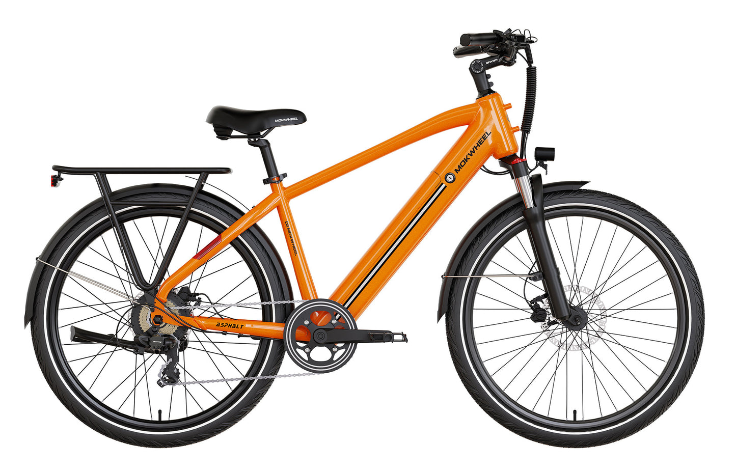 MOKWHEEL Asphalt Commuter Electric Bike 500w 48V 15AH Torque Sensor