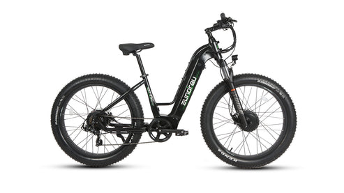 EUNORAU FAT-AWD 3.0 All Wheel Drive Step Thru Hunting Fishing Electric Bike