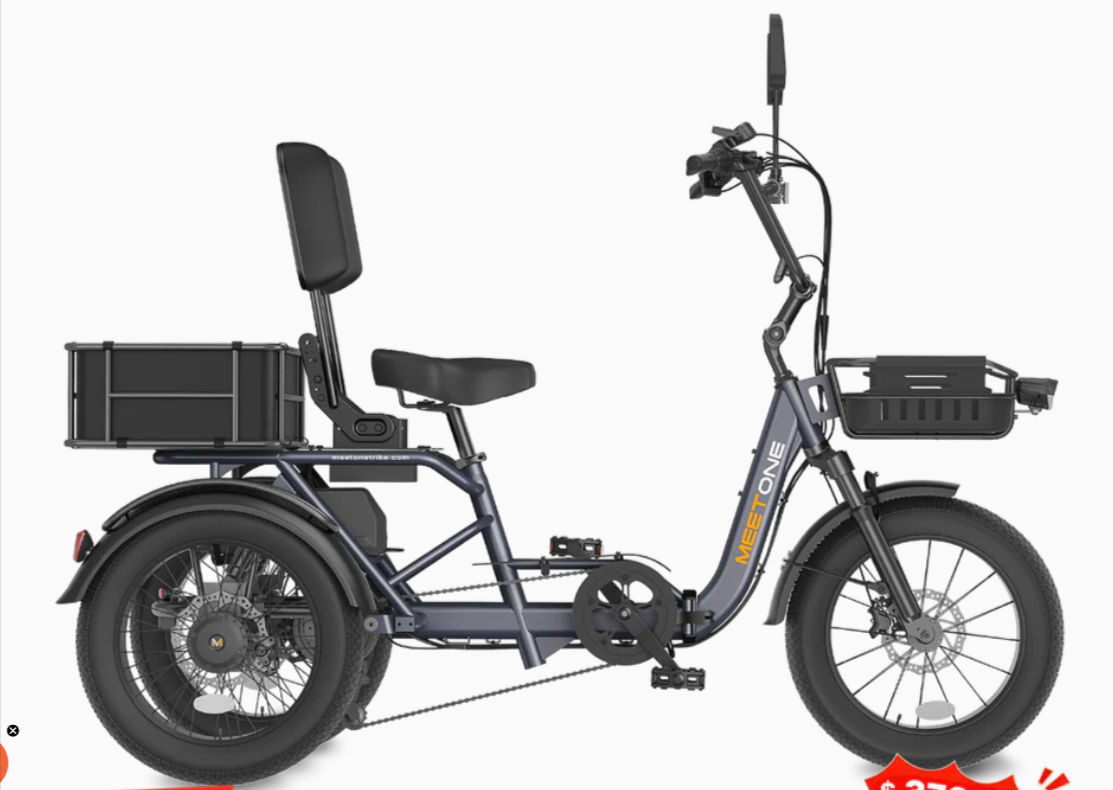 Meet One Breeze Pro 2.0 Fat Tire Electric Trike