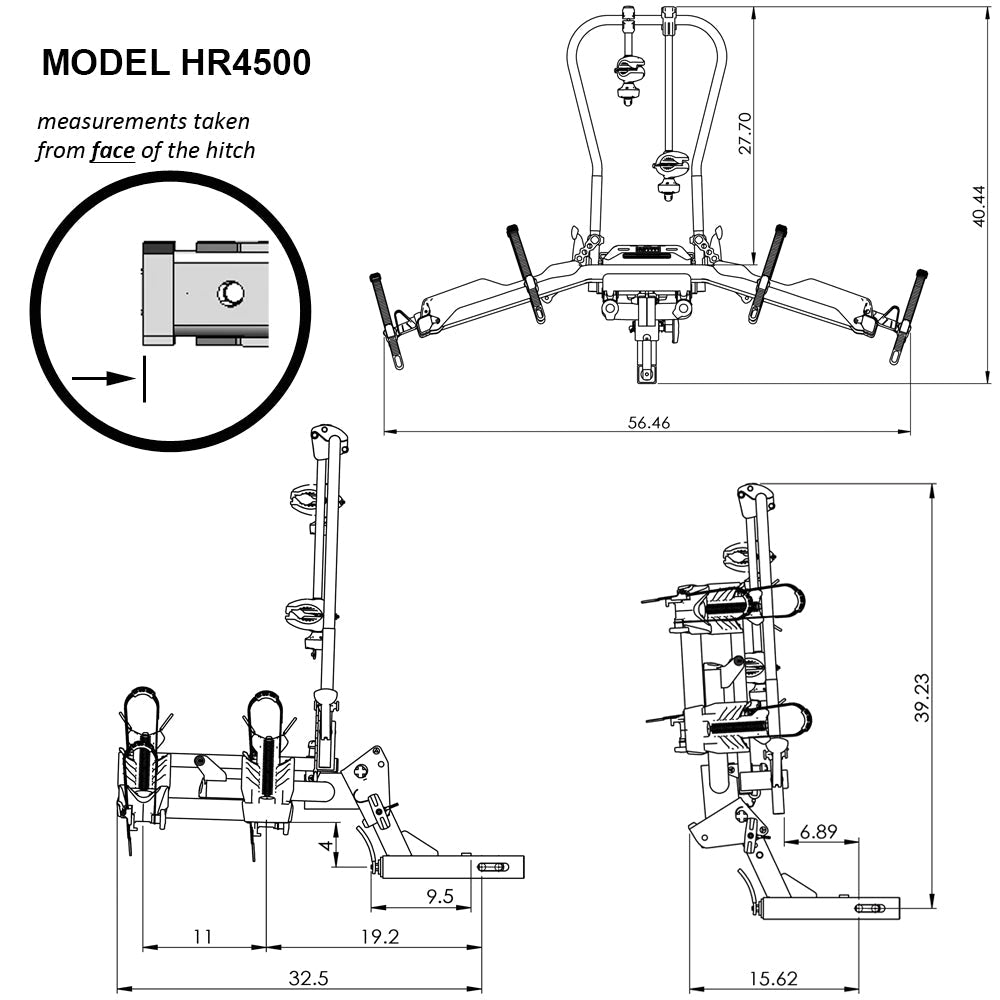 Hollywood Racks Destination eBike Hitch Rack w/Ramp