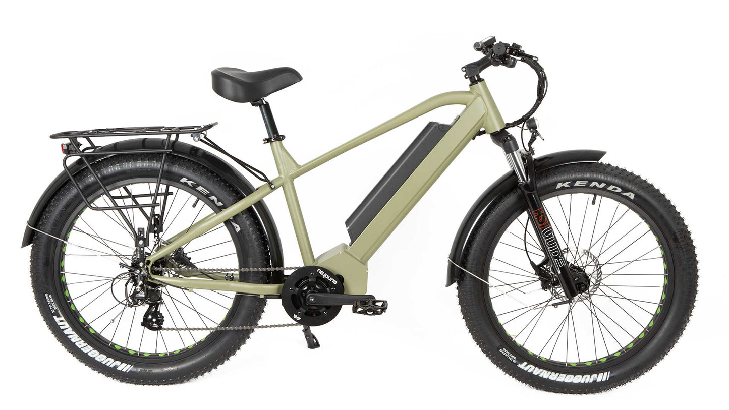 EUNORAU FAT-HD Mid Drive 1000w Hunting Fishing Fat Tire Electric Bike