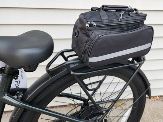 eBike Trunk Bag w/ Fold Down Saddlebags