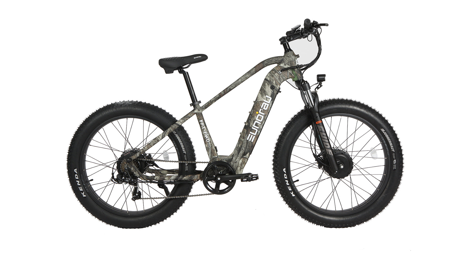 EUNORAU FAT-AWD 2.0 All Wheel Drive Hunting Fishing Electric Bike ...