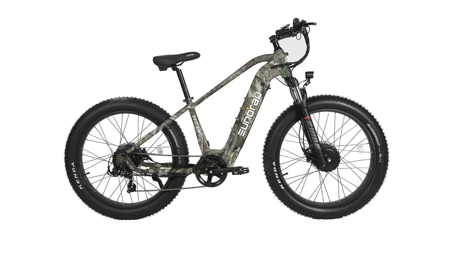 EUNORAU FAT-AWD 2.0 All Wheel Drive Hunting Fishing Electric Bike