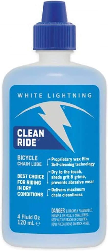 White Lightning Clean Ride - Chain Lube - Squeeze Bottle 4oz