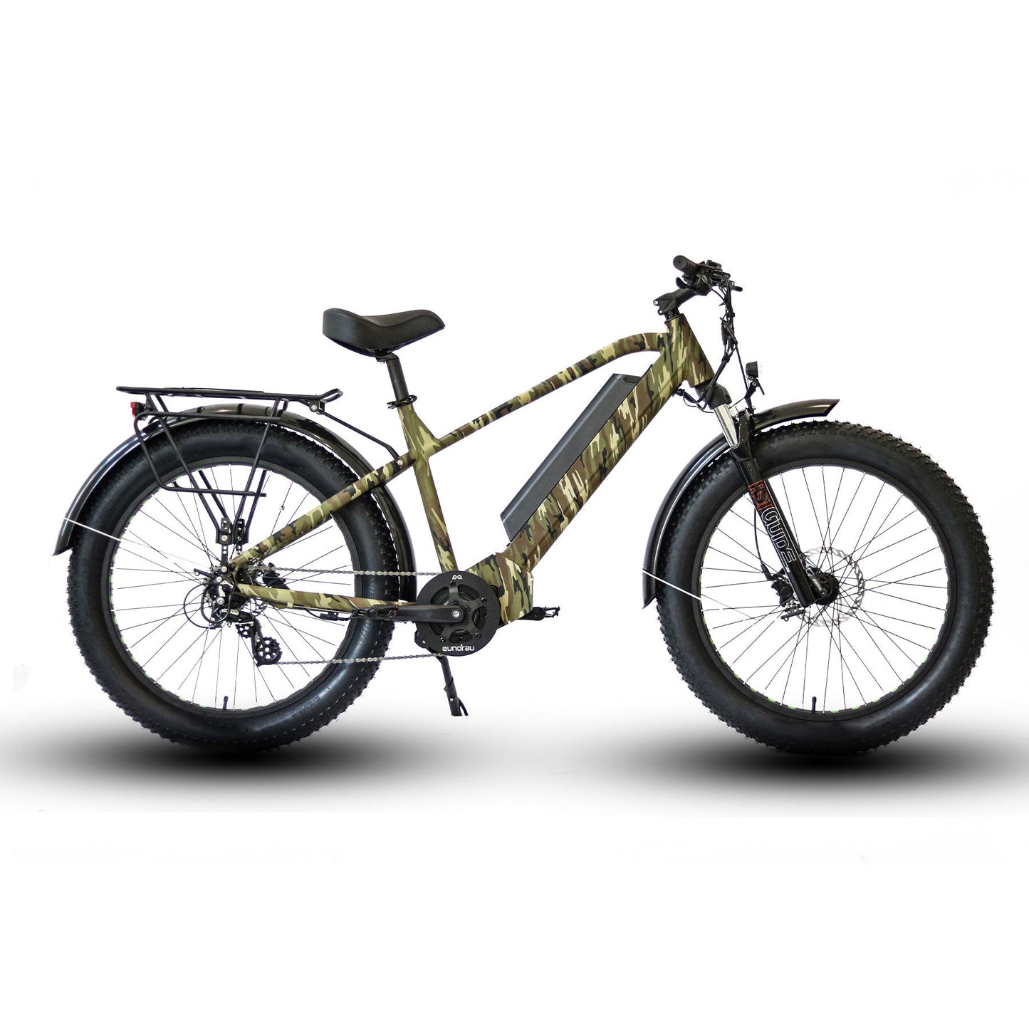 EUNORAU FAT-HD Mid Drive 1000w Hunting Fishing Fat Tire Electric Bike