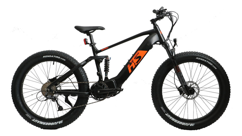 Eunorau FAT-HS 1000W Mid Motor Dual Suspension All Terrain eBike