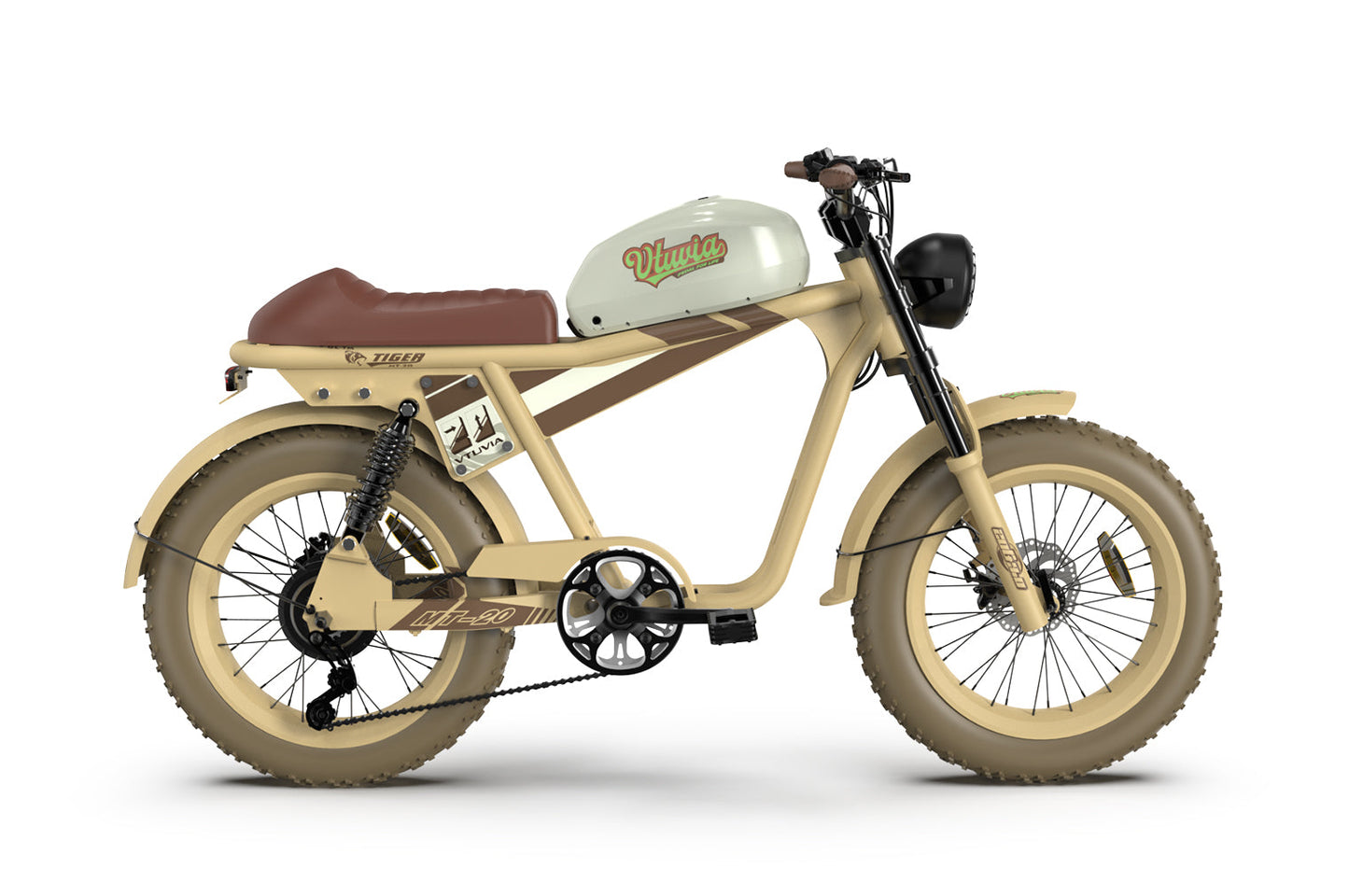 Vtuvia Tiger T20 - Moped / Motorcycle Style Electric Bike